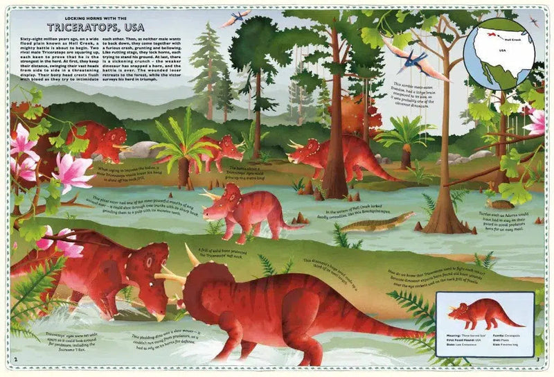 Atlas of Dinosaur Adventures : Step Into a Prehistoric World-Nonfiction: 動物植物 Animal & Plant-買書書 BuyBookBook