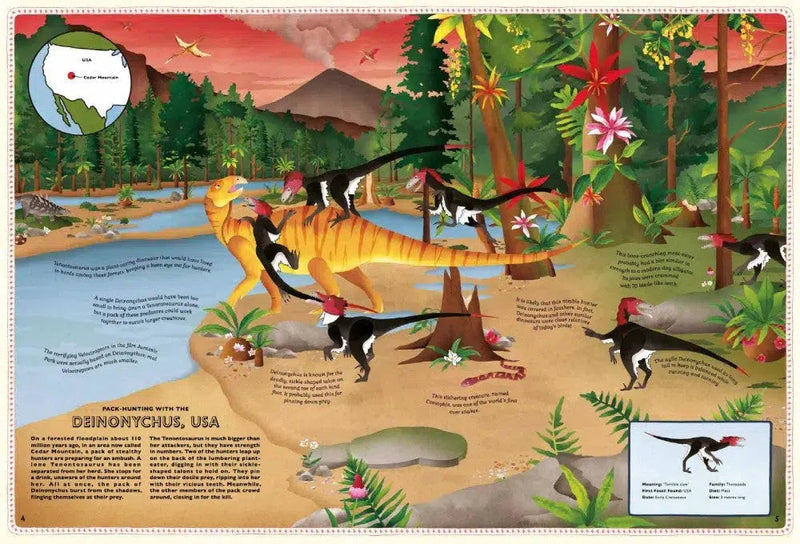 Atlas of Dinosaur Adventures : Step Into a Prehistoric World-Nonfiction: 動物植物 Animal & Plant-買書書 BuyBookBook