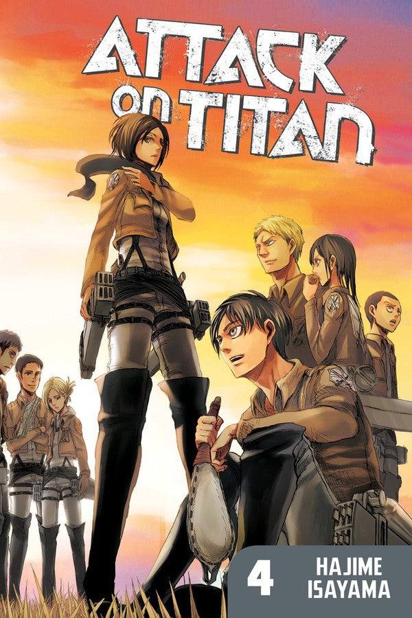 Attack on Titan 4-Manga and East Asian style / tradition comic books-買書書 BuyBookBook