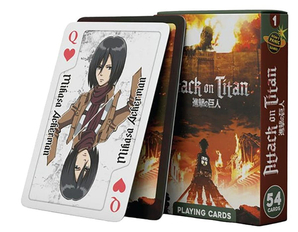 Attack on Titan - Playing cards-Hobbies/ quizzes/ games-買書書 BuyBookBook