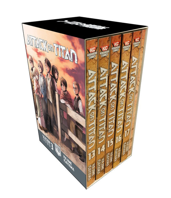 Attack on Titan Season 3 Part 1 Manga Box Set-Manga and East Asian style / tradition comic books-買書書 BuyBookBook