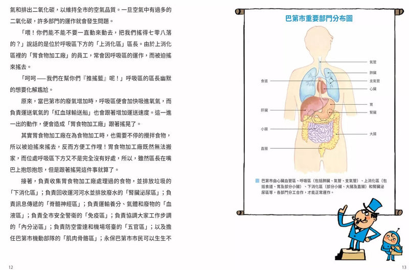 巴第市系列1：超級城市選拔賽 - 人體城市的調節中心 大腦‧五官‧皮膚（10週年紀念版）-非故事: 常識通識 General Knowledge-買書書 BuyBookBook