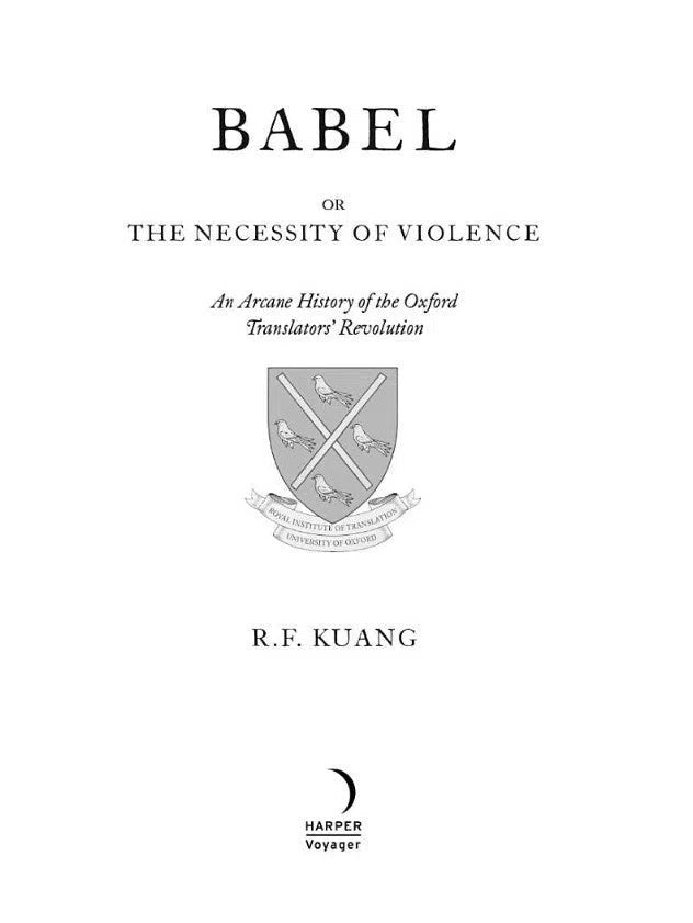 Babel : Or the Necessity of Violence (R.F. Kuang)-Fiction: 劇情故事 General-買書書 BuyBookBook