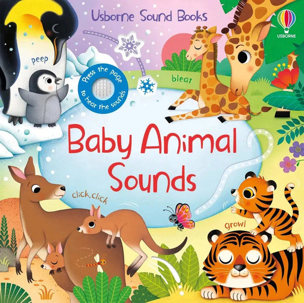 Baby Animal Sounds-買書書 BuyBookBook