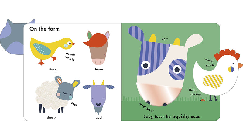 Baby Touch : Animals Tab Book (Ladybird) - 買書書 BuyBookBook