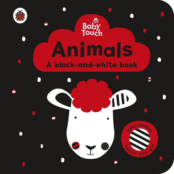 Baby Touch: Animals: a black-and-white book-Children’s Early years / early learning concepts-買書書 BuyBookBook