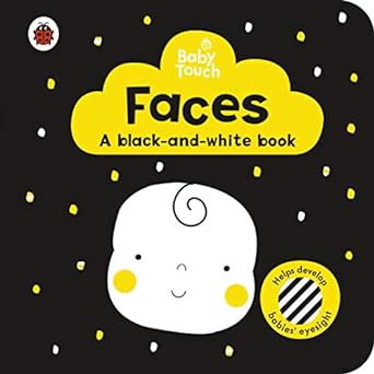 Baby Touch: Faces: a black-and white-book-Children’s picture books-買書書 BuyBookBook