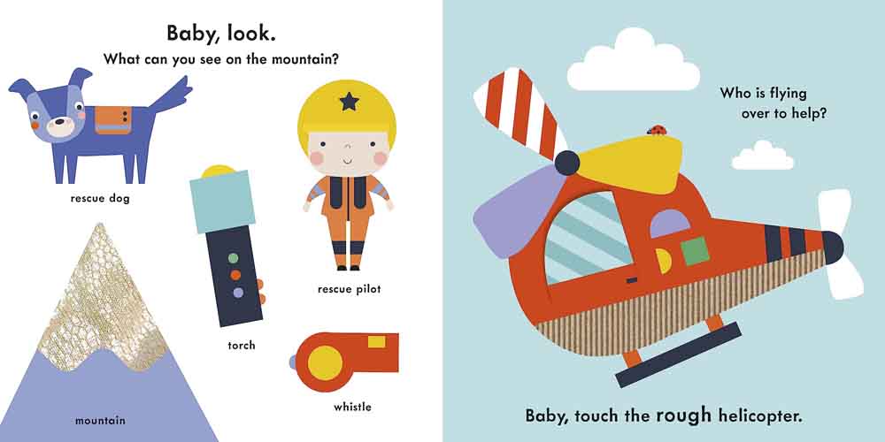 Baby Touch - Rescue Vehicles (Ladybird)-Nonfiction: 學前基礎 Preschool Basics-買書書 BuyBookBook
