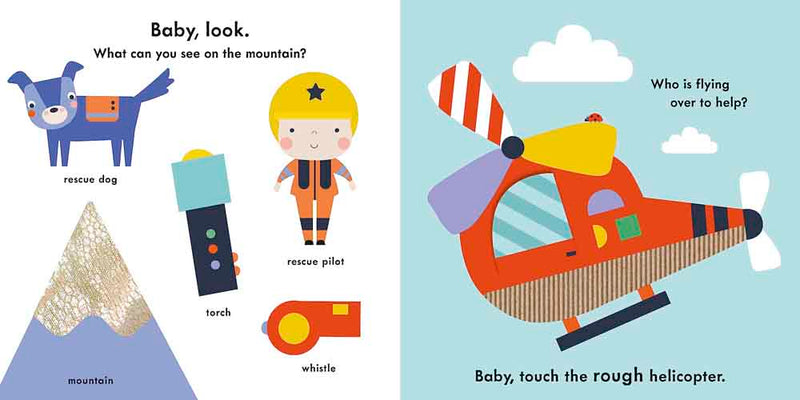 Baby Touch - Rescue Vehicles (Ladybird)-Nonfiction: 學前基礎 Preschool Basics-買書書 BuyBookBook