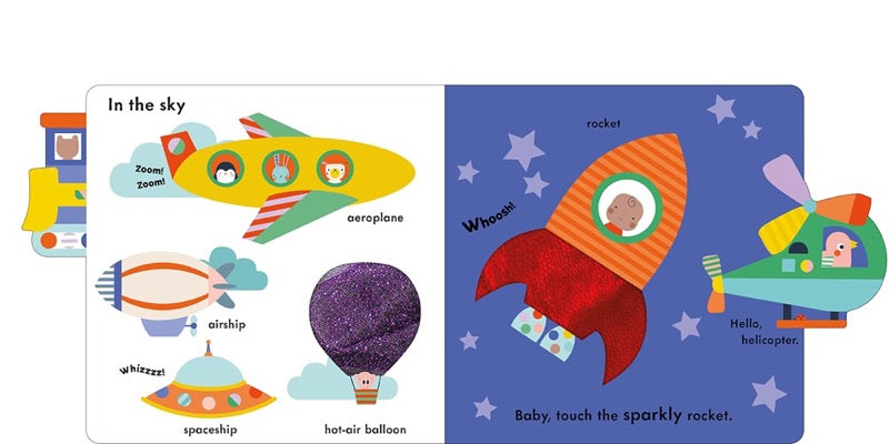 Baby Touch : Vehicles Tab Book (Ladybird) - 買書書 BuyBookBook