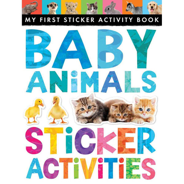 Baby Animals Sticker Activities (My First)-Activity: 繪畫貼紙 Drawing & Sticker-買書書 BuyBookBook