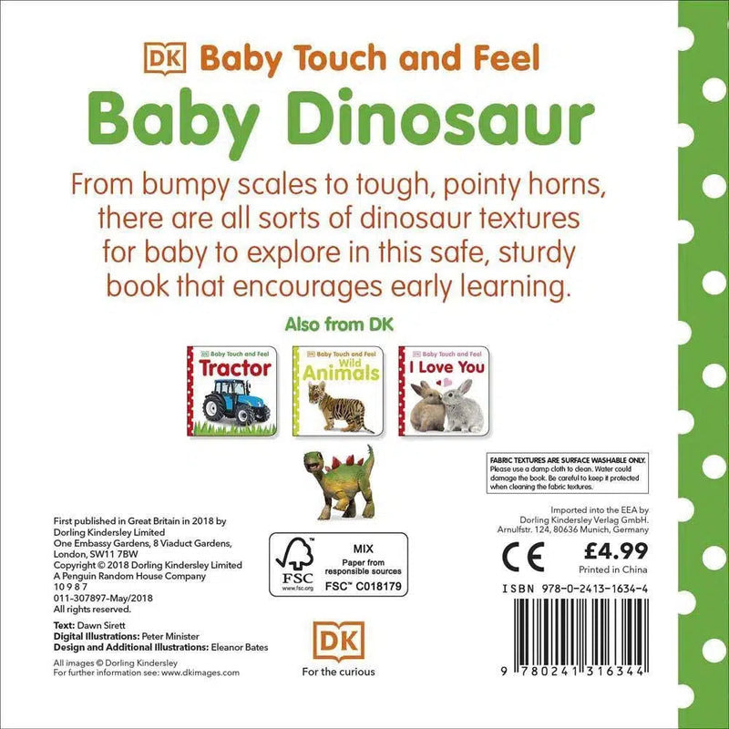 Baby Touch and Feel - Baby Dinosaur (Board book) DK UK