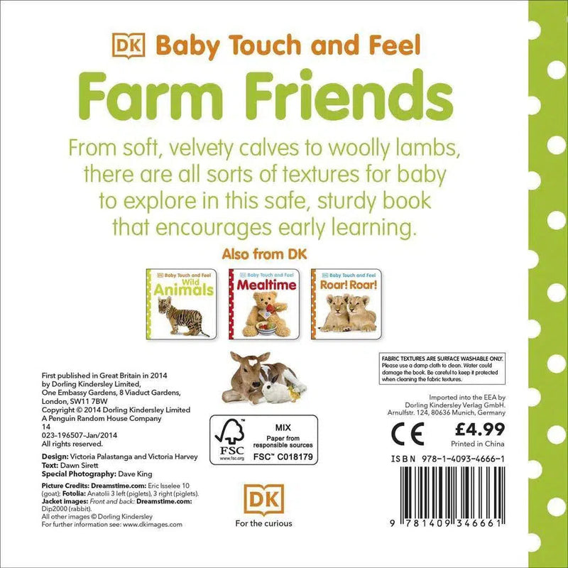 Baby Touch and Feel - Farm Friends (Board book) DK UK