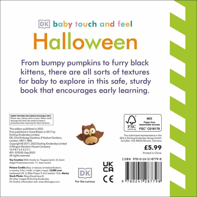 Baby Touch and Feel - Halloween (Board book) DK UK