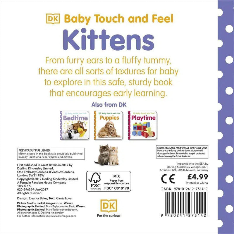 Baby Touch and Feel - Kittens (Board book) DK UK