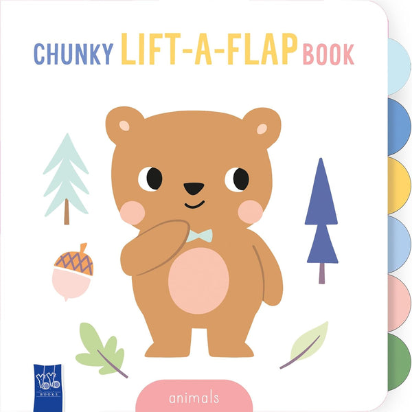 Baby's Chunky-Lift-The-Flap: Animals-Children’s interactive and activity books and kits-買書書 BuyBookBook