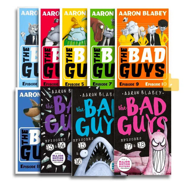 Bad Guys, The (正版) Bundle (Aaron Blabey)-Fiction: 幽默搞笑 Humorous-買書書 BuyBookBook