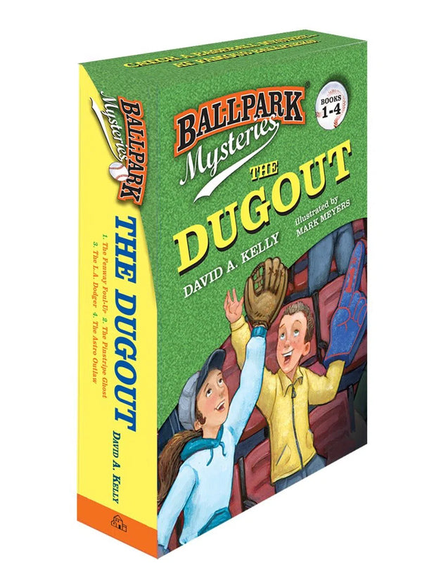 Ballpark Mysteries: The Dugout boxed set (books 1-4)-Children’s / Teenage fiction: Action and adventure stories-買書書 BuyBookBook