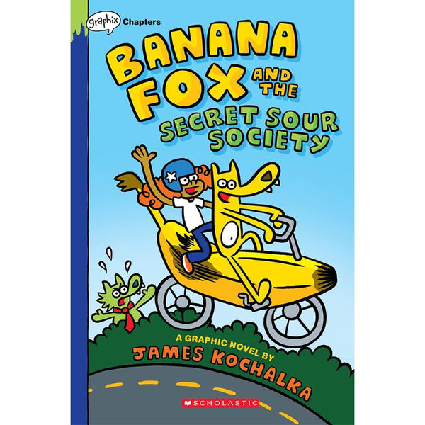 Banana Fox Graphic Novel #1 Banana Fox and the Secret Sour Society-Fiction: 幽默搞笑 Humorous-買書書 BuyBookBook