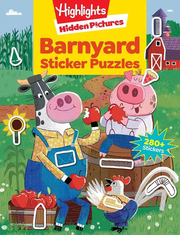 Barnyard Sticker Puzzles-Children’s / Teenage general interest: Hobbies/ quizzes/ toys and games-買書書 BuyBookBook