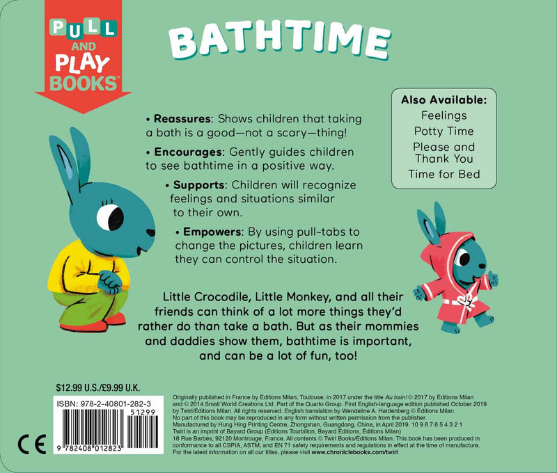 Pull and Play - Bathtime (Board book) - 買書書 BuyBookBook