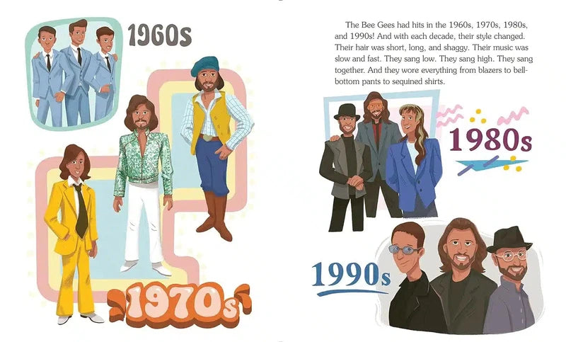Bee Gees, The: A Little Golden Book Biography (Kari Allen)-Nonfiction: 人物傳記 Biography-買書書 BuyBookBook