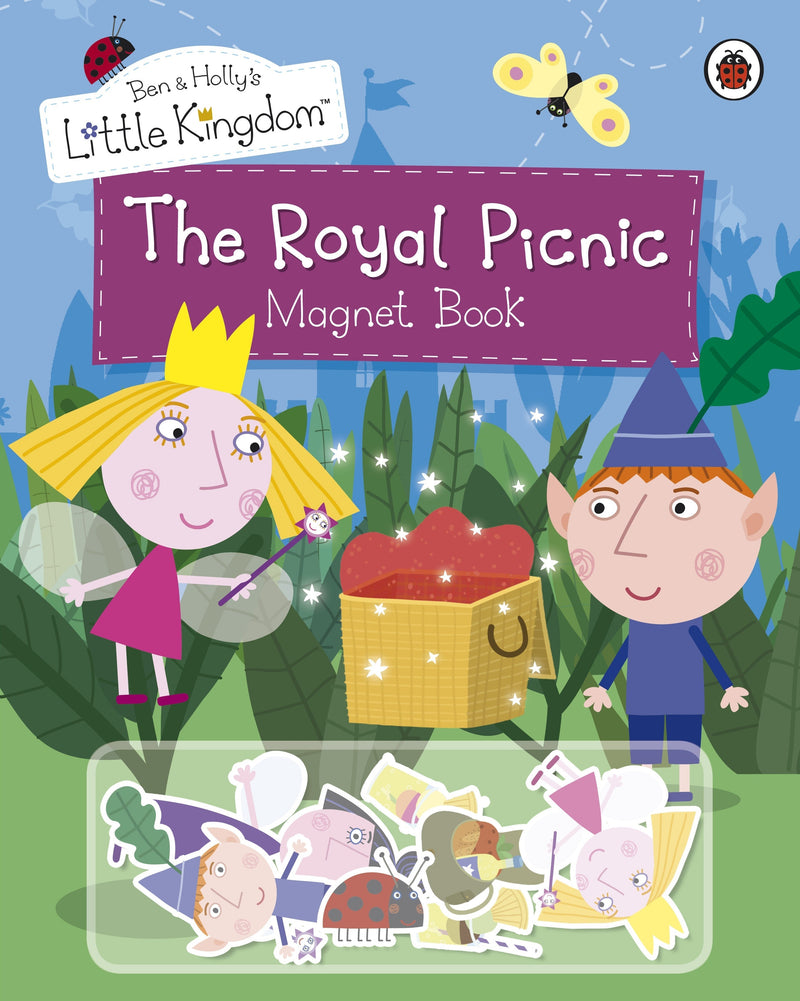 Ben and Holly's Little Kingdom: The Royal Picnic Magnet Book-Children’s interactive and activity books and kits-買書書 BuyBookBook