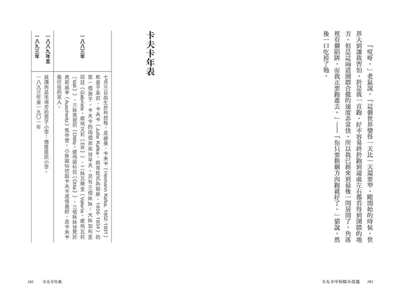 變形記及其他：卡夫卡中短篇小說選【逝世百年紀念．德語文學名家新譯精選】-文學(成年): 小說 Novel-買書書 BuyBookBook