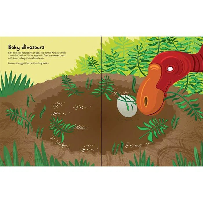 Big dinosaur sticker book Usborne