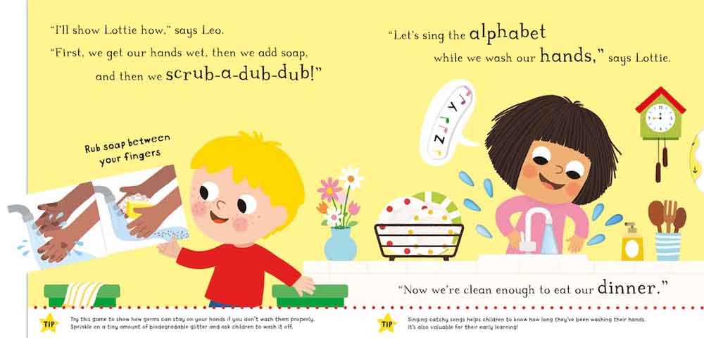 Big Steps - Let's Wash Our Hands - 買書書 BuyBookBook