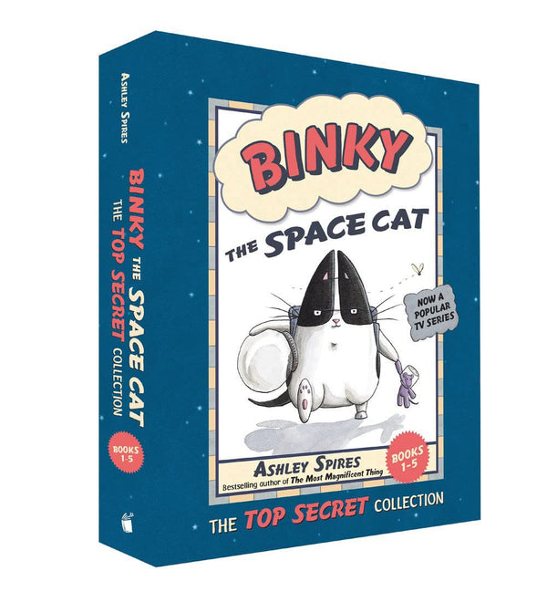 Binky the Space Cat (The Top Secret Collection) (Ashley Spires)-Fiction: 幽默搞笑 Humorous-買書書 BuyBookBook