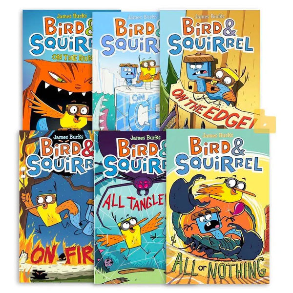 Bird & Squirrel (正版) #1-6 Bundle (6 Books) Scholastic