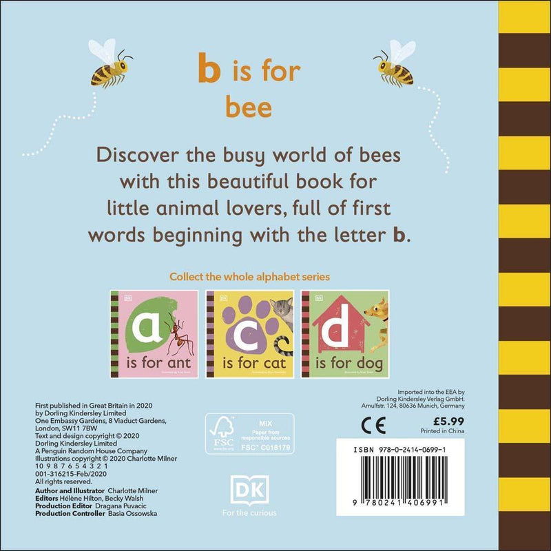 B is for Bee (Board book) DK UK