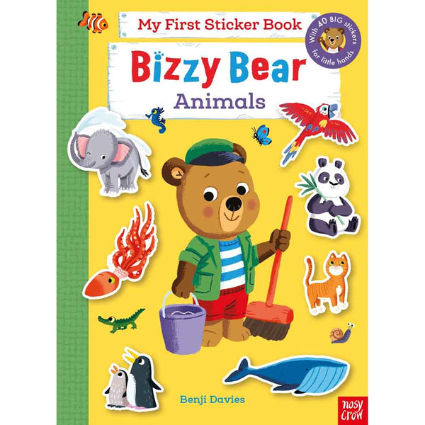 Bizzy Bear - Animals Sticker Book-Nonfiction: 學前基礎 Preschool Basics-買書書 BuyBookBook