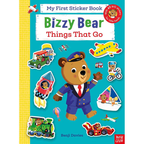 Bizzy Bear - Things That Go Sticker Book-Nonfiction: 學前基礎 Preschool Basics-買書書 BuyBookBook