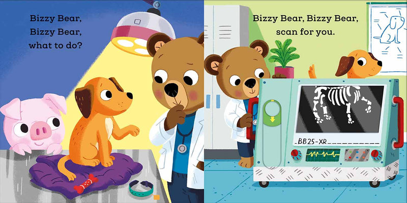 Bizzy Bear - Vet's Clinic (Board Book with QR Code Audio) - 買書書 BuyBookBook