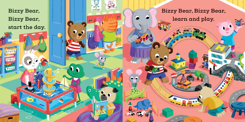 Bizzy Bear - Nursery Time (Benji Davies)-Nonfiction: 學前基礎 Preschool Basics-買書書 BuyBookBook