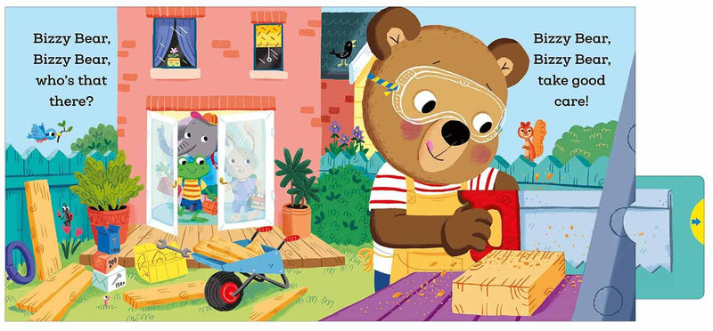 Bizzy Bear - DIY Day (Board Book with QR code Audio) Nosy Crow