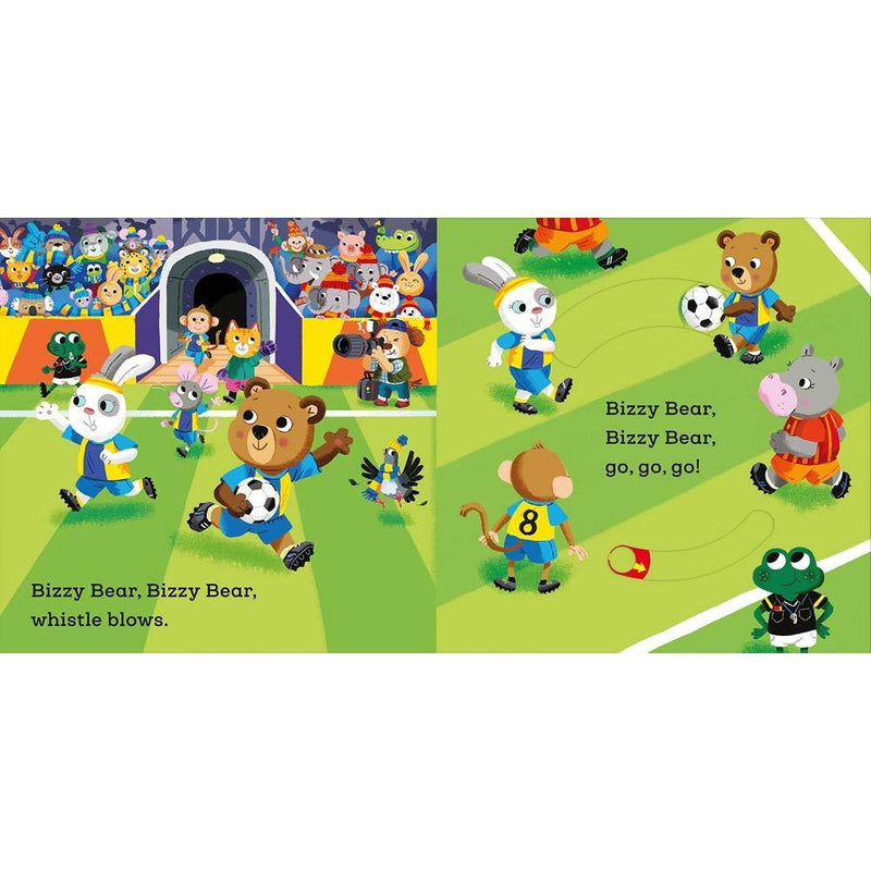 Bizzy Bear - Football Player (Board Book with QR Code Audio) Nosy Crow