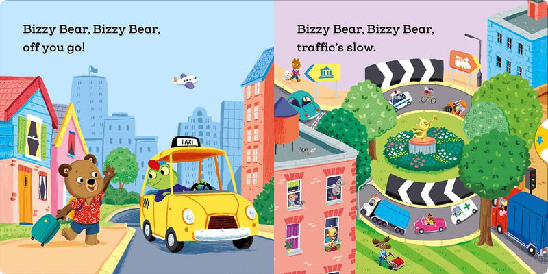 Bizzy Bear - Happy Holiday (Board Book with QR code Audio) Nosy Crow