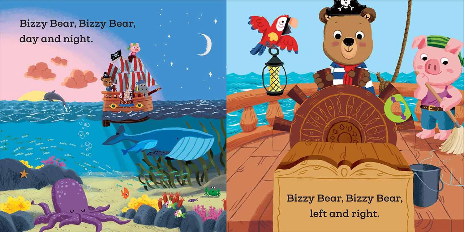 Bizzy Bear - Pirate Adventure! (Board Book with QR code Audio)