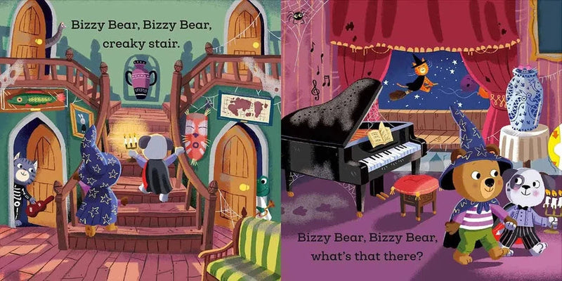 Bizzy Bear - Spooky House (Board Book with QR code Audio) Nosy Crow