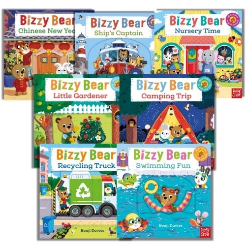 Bizzy Bear - New Titles Bundle (Board Book with QR code Audio)