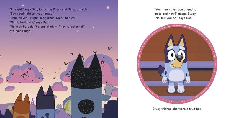 Bluey: Goodnight Fruit Bat - 買書書 BuyBookBook