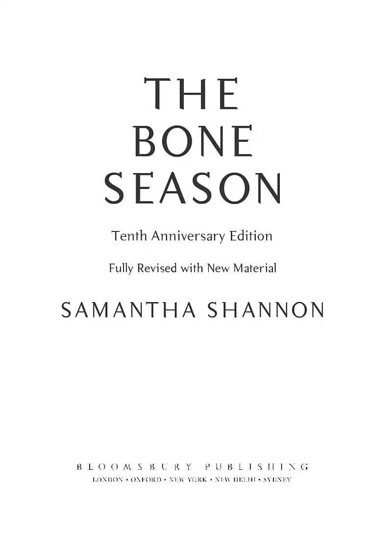 Bone Season, The (The tenth anniversary special edition) (Samantha Shannon)-Fiction: 歷險科幻 Adventure & Science Fiction-買書書 BuyBookBook