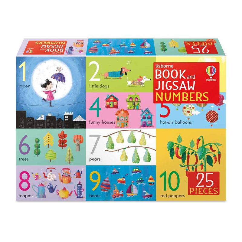 Book and Jigsaw Numbers Usborne