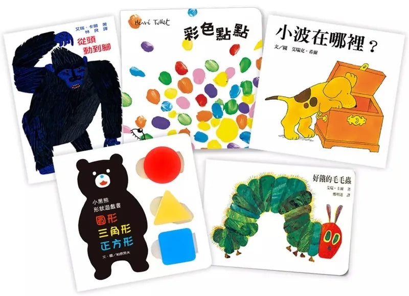 Bookstart認知啟蒙遊戲組（閱讀起步走一套5本）-非故事: 學前基礎 Preschool Basics-買書書 BuyBookBook