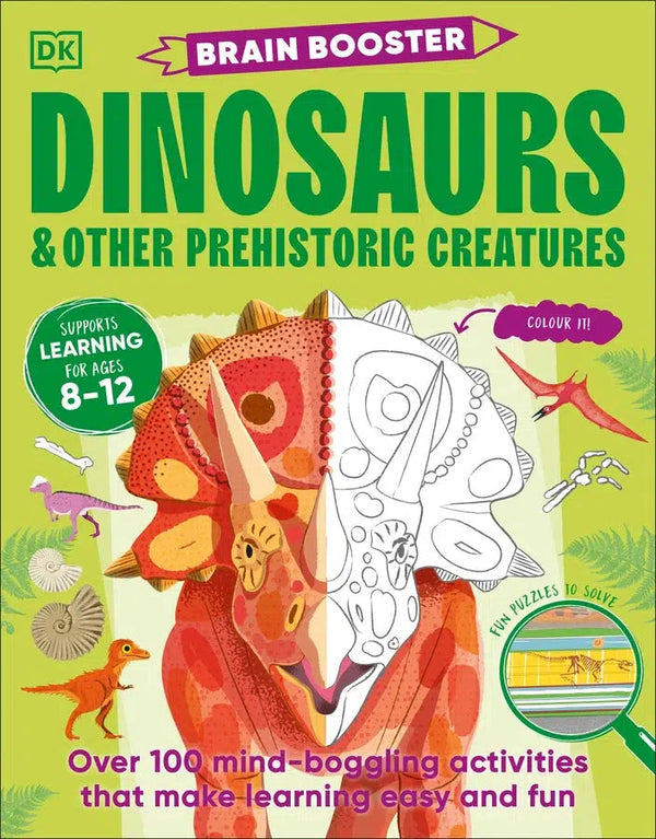 Brain Booster Dinosaurs and Other Prehistoric Creatures-Children’s / Teenage general interest: Dinosaurs and prehistoric world-買書書 BuyBookBook