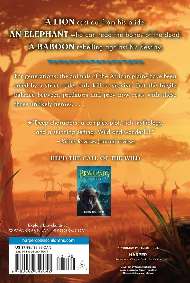 Bravelands #01 - Broken Pride (Erin Hunter) Harpercollins US