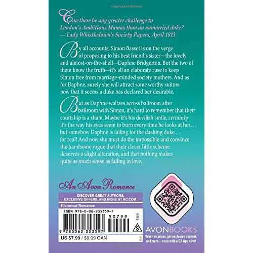 Bridgerton Family #01 - The Duke and I (Paperback) Harpercollins US